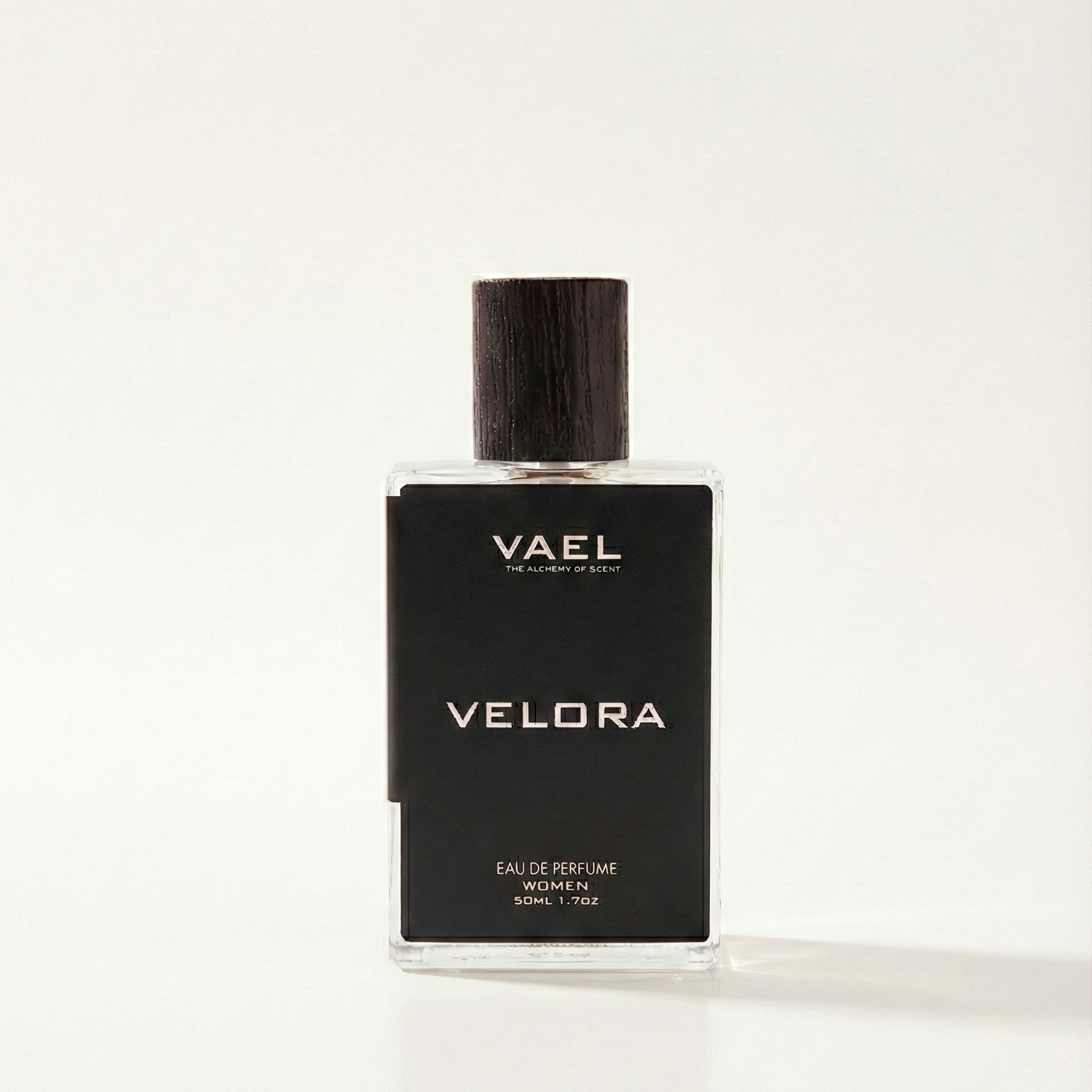 Vael Veldra perfume bottle on a white background